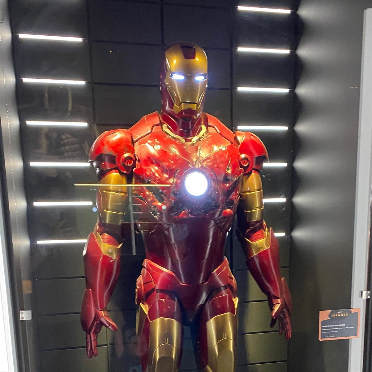 Fun time at the Marvel exhibit!