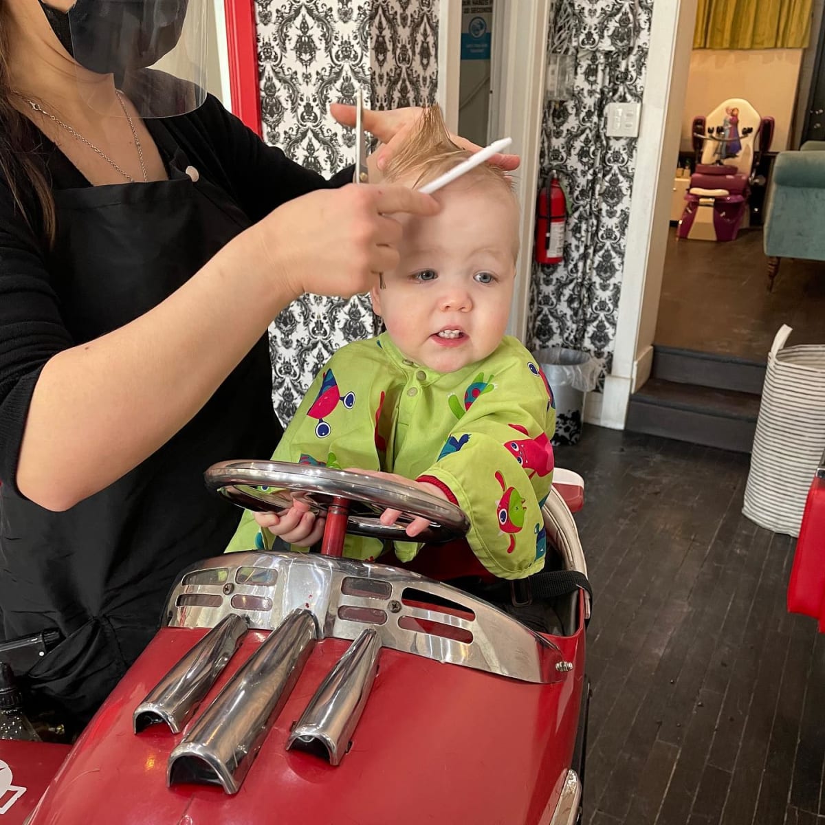 First haircut!