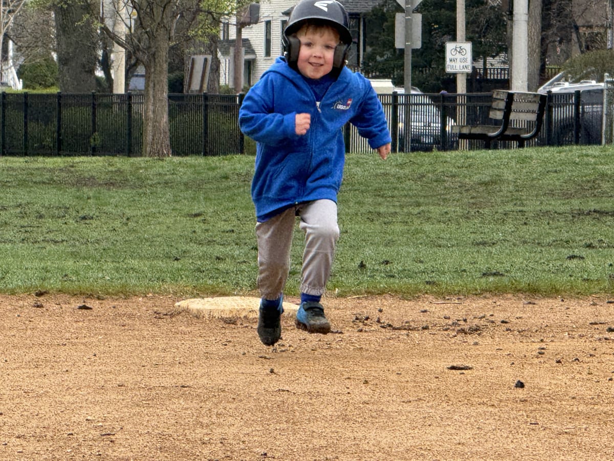 Ryan had a great first season of tee ball! Two game balls and chosen as team captain for a game. Everyone (except the opposing teams) loved his Sonic baserunning pose.