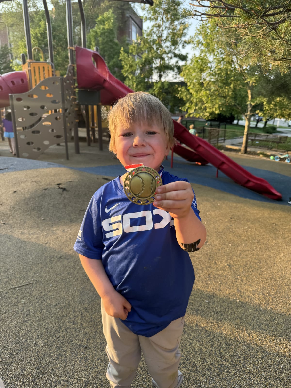 Ryan had a great first season of tee ball! Two game balls and chosen as team captain for a game. Everyone (except the opposing teams) loved his Sonic baserunning pose.