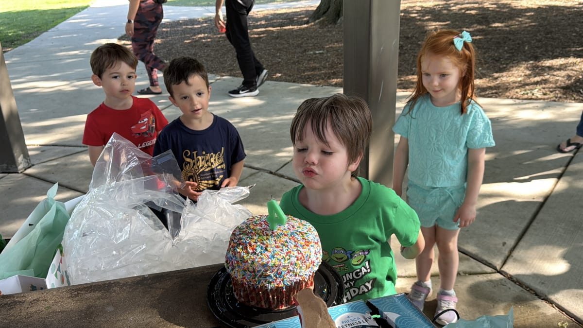 My sweet Owen is 4