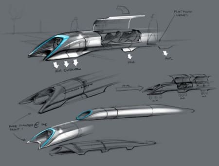 Kapsel-Design, Hyperloop