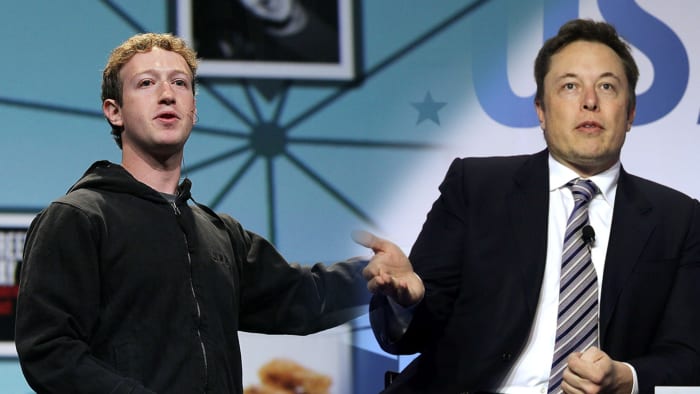 イーロン・マスクとマーク・ザッカーバーグ イーロン・マスクとマーク・ザッカーバーグ