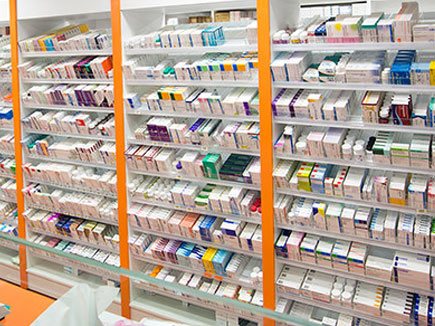 storage pharmacy racks drawers shelf shelves medicine
