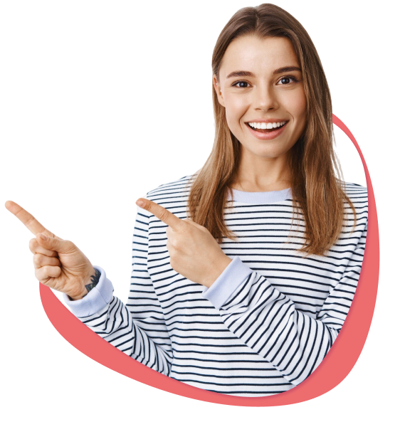 Mulher impressionada com a oportunidade