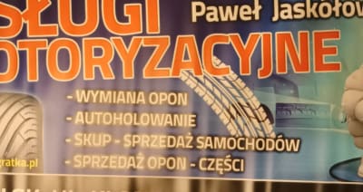 USŁUGI MOTORYZACYJNE PAWEŁ JASKÓŁOWSKI