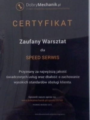 Speed Serwis Ewelina Milewska