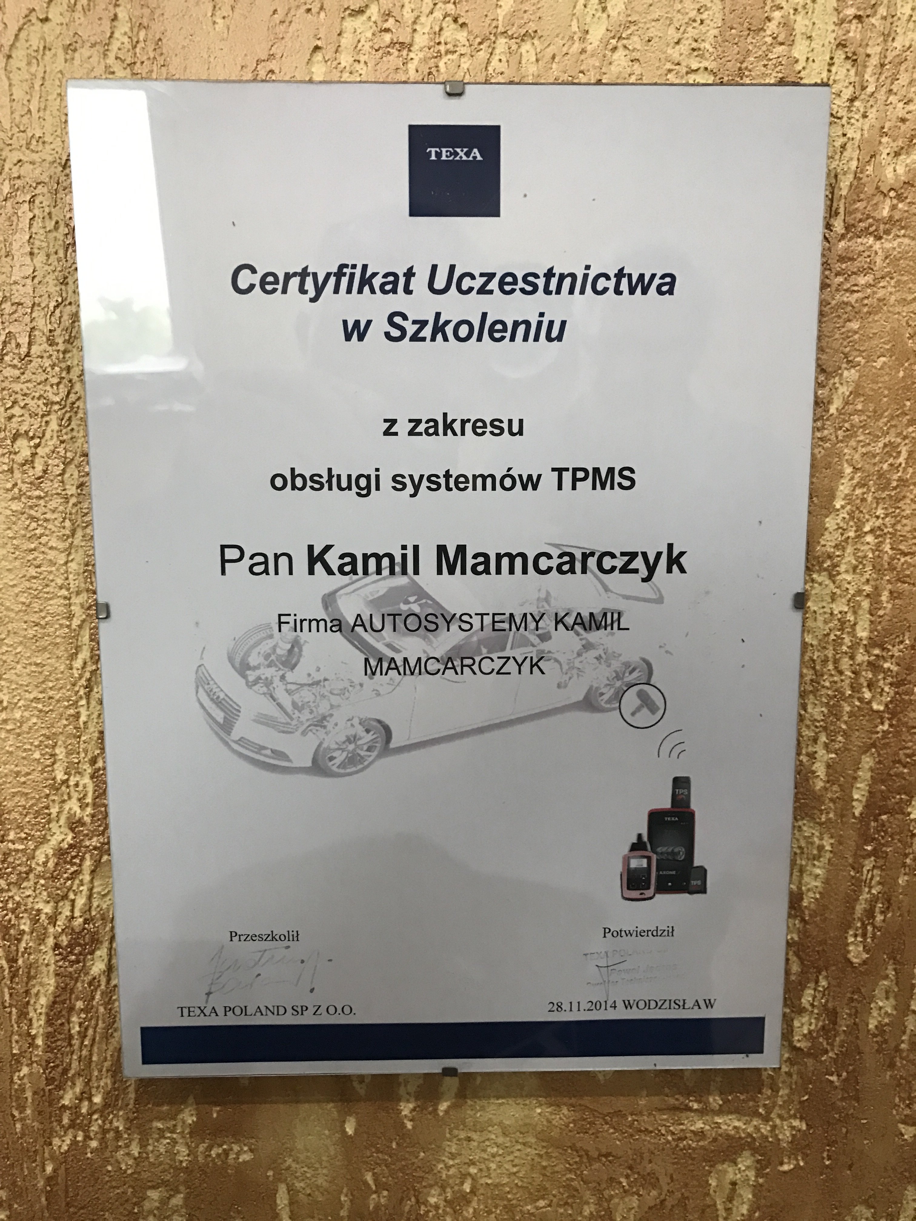 AUTO SYSTEMY KAMIL MAMCARCZYK