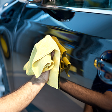 Car interior cleaning