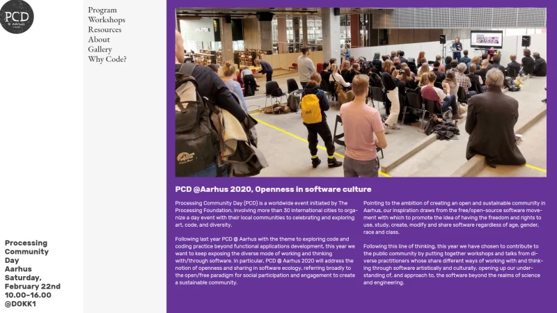 #10 Code&Share[ ]: Processing Community Day 2020 @Aarhus