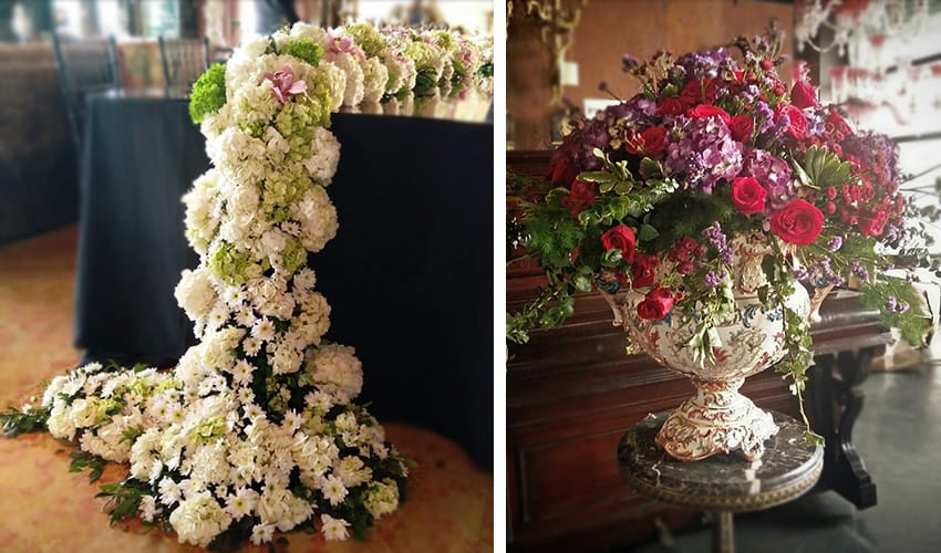 Luxury Flower Decor for Table and Urn