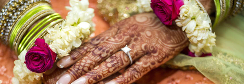 Hand online flower jewelry