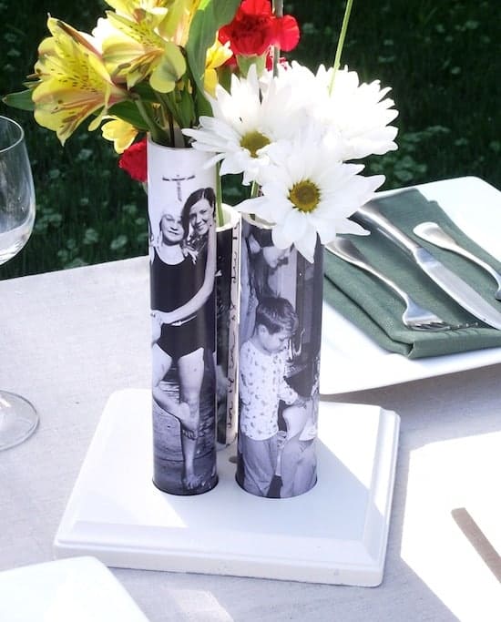 Personalized Photo Vase