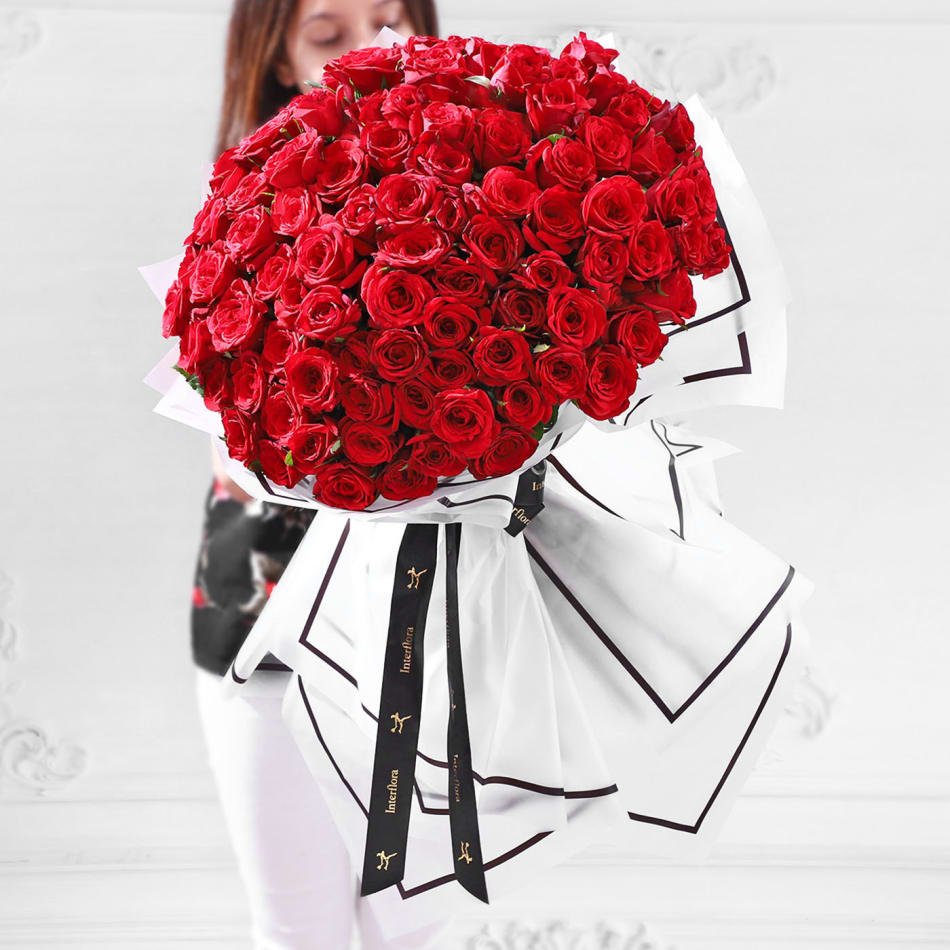 100 Days of Love: Order Anniversary Flowers Online | Interflora India
