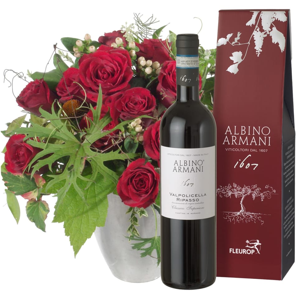 Amore ... with Ripasso Albino Armani DOC 75cl : Order Flowers Online |  Interflora India