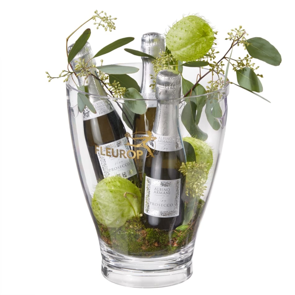 Partytime: Prosecco Albino Armani DOC 3x20 cl incl. ice bucket: Order  Flowers Online | Interflora India