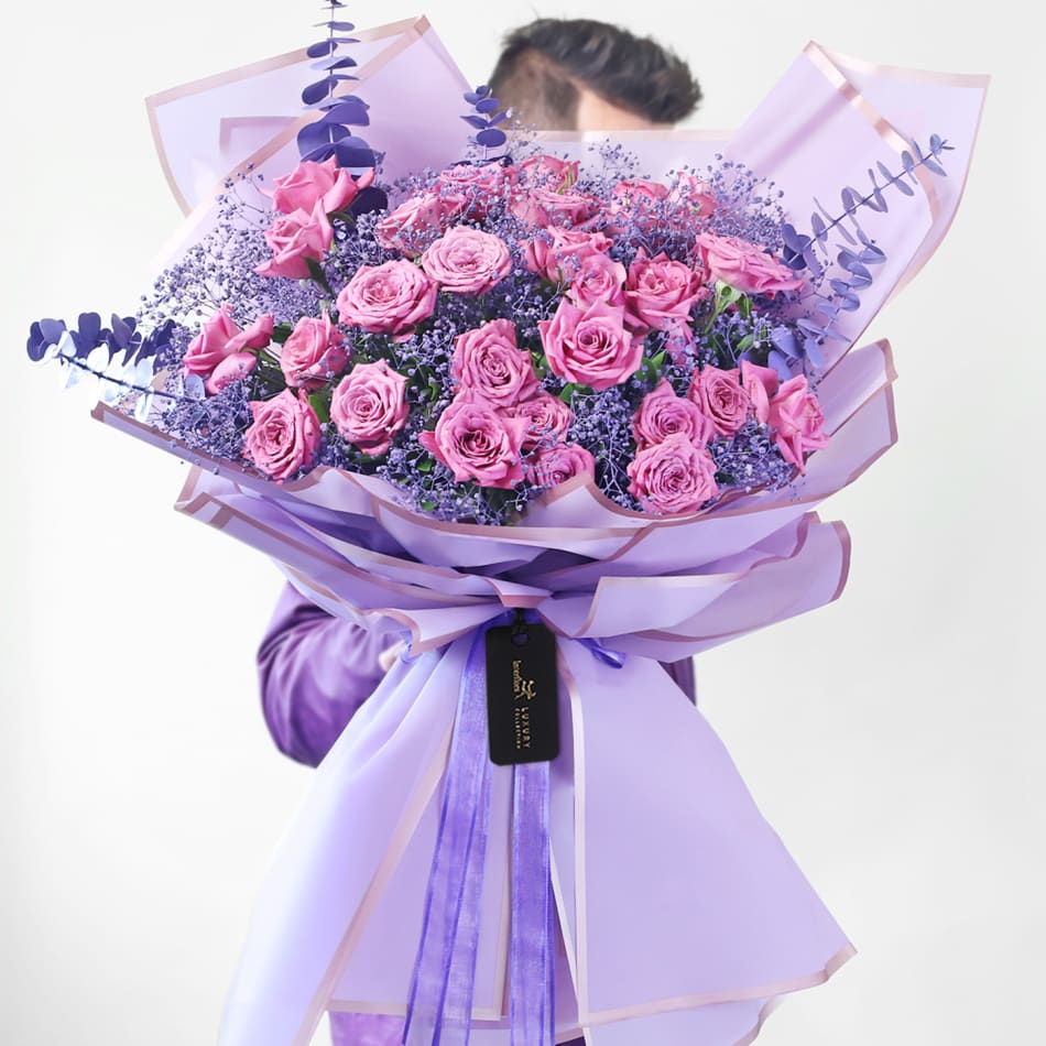 Purple Haze: Order Congratulations Flowers Online | Interflora India