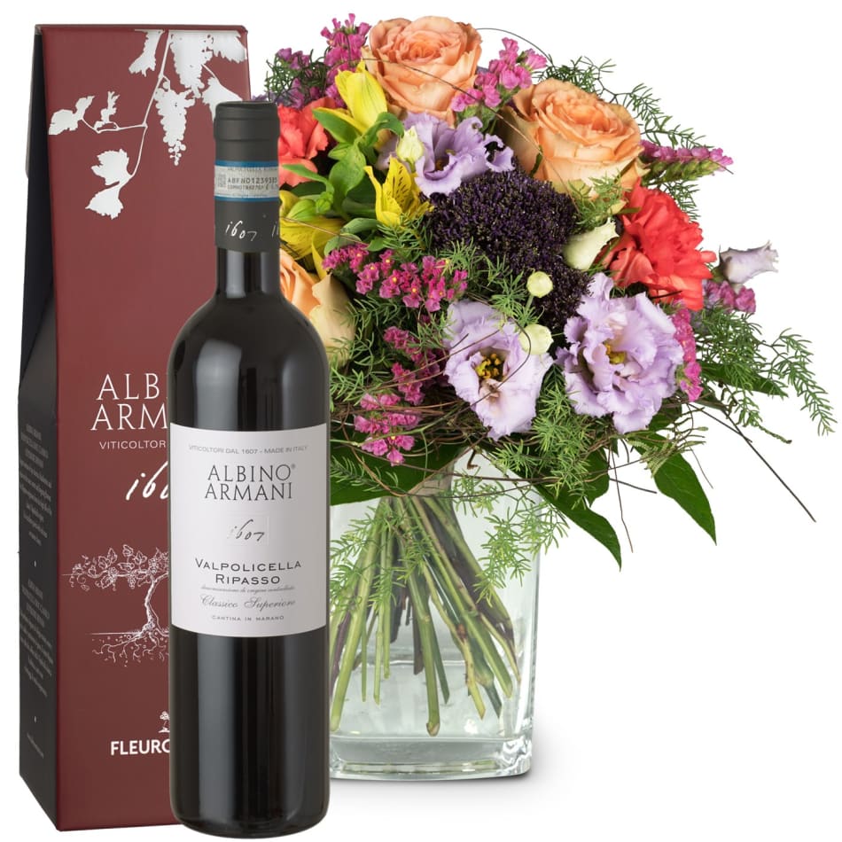 Symphony of Colors with Ripasso Albino Armani DOC 75cl : Order Flowers  Online | Interflora India