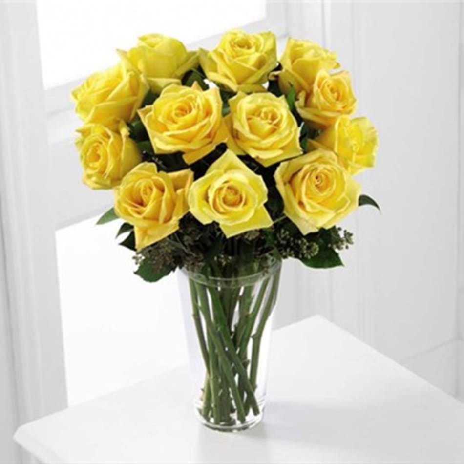 Yellow Rose Bouquet: Order Flowers Online | Interflora India