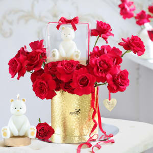 Forever teddy bear flowers deals