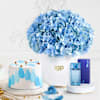 Blue Serenity Sweet Indulgence Hamper Online