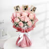 Blushing Blooms Personalized Fridge Magnet Bouquet For Her Online