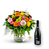 Colorful bouquet with Cava Online