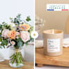 Delicatesse et sa bougie - Pastel roses and candle Online