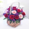 Elegant Blush Basket Arrangement Online