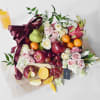 Gift Fresh Flowers & Fruits Hamper