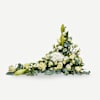 Funeral decoration with ribbon - creme Online
