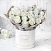 Heavenly 25 White Roses Hand Tied Online