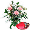 Light and Airy with red chocolate heart Online