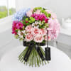 Luxury Blue and Pink Hydrangea Hand-tied Online