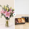 Nos magnifiques lys et chocolats - Lilies and chocolates Online