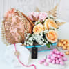 Peachy Panache Rakhi Gift Hamper Online