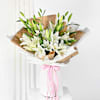 Buy Pristine Lily Elegance Grand Bouquet