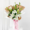 Gift Pristine Lily Elegance Medium Bouquet