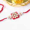 Gift Radiant Roses with Rakhi