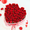 Red Roses in Heart Shaped Gift Box (40 Stems) Online