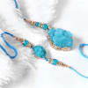 Buy Turquoise Duo Rakhi Hamper