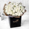 Gift Unforgetabble 100 White Roses Hand Tied
