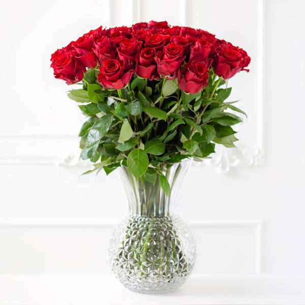 25 roses medium stemmed