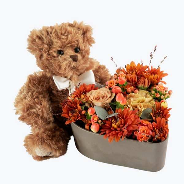 Autumn Heart and Teddy 240470