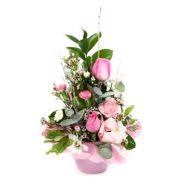 Baby Girl Pot Order Flowers Online Interflora India JVS1205313