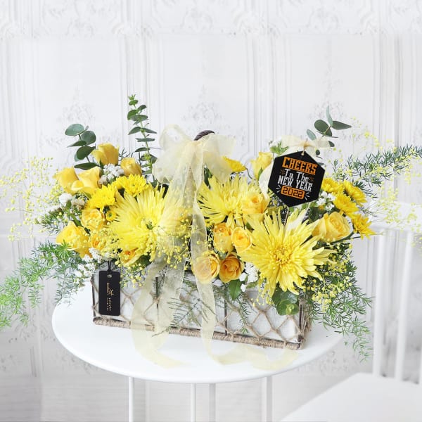 Blooming Spirit New Year Basket