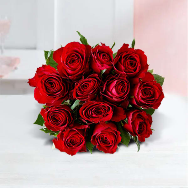 Dozen Red Rose Bouquet