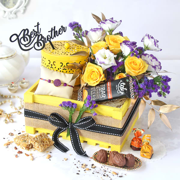 Exotic Floral Hamper for Rakhi