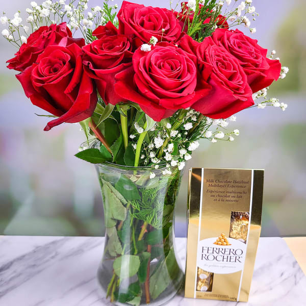 Ferrero Roses Order Flowers Online Interflora India IP1154829
