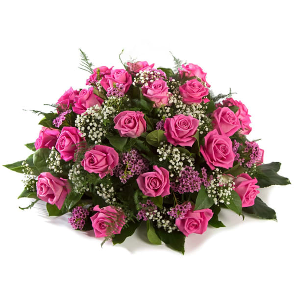 Funeral Posy pink Rose: Order Flowers Online | Interflora India